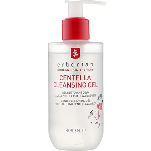Нежный очищающий гель для лица Erborian Centella Cleansing Gel с экстрактом центеллы, 180 мл.