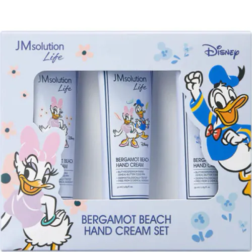 Набор кремов для рук «бергамот» JMsolution Life Disney Bergamot Beach Hand Cream Set, 3 шт. х 50 мл.