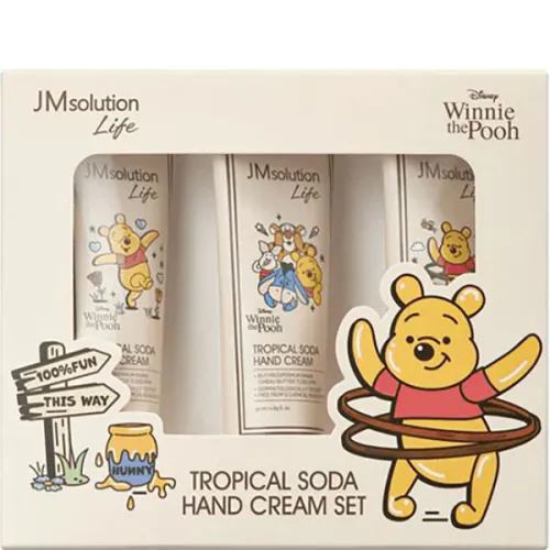 Набір кремів для рук «тропічний лимонад» JMsolution Life Disney Tropical Soda Hand Cream Set, 3 шт. х 50 мл.