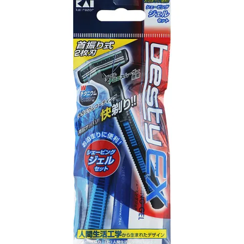 Безпечна бритва для чоловіків KAI Besty Razor EX з 2-ма лезами