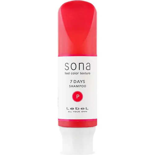 Шампунь для волос окрашенных в рыжие тона Lebel Sona 7days Shampoo P, 80 мл.