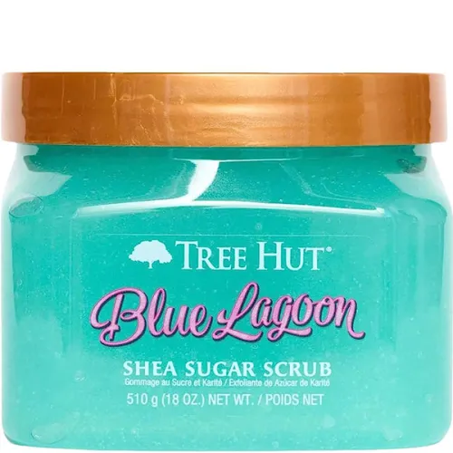 Цукровий скраб для тіла Tree Hut Shea Sugar Scrub Blue Lagoon з маслом ши «блакитна лагуна», 510 г.