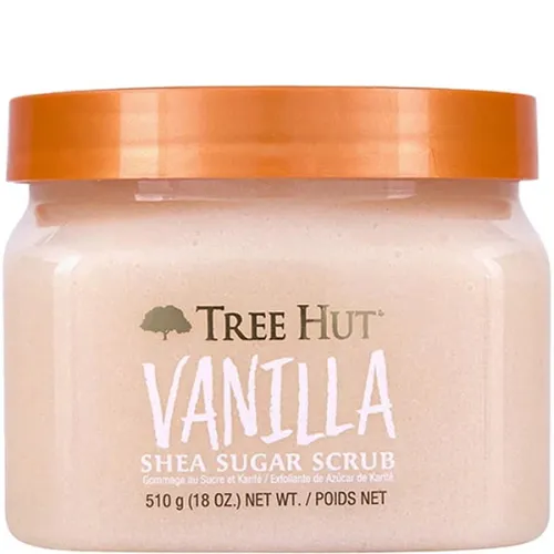 Сахарный скраб для тела Tree Hut Shea Sugar Scrub Vanilla с маслом ши «ваниль», 510 г.