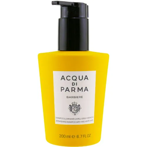 Чоловічий освітлюючий шампунь для білого та сивого волосся Acqua Di Parma Barbiere Brightening Shampoo White & Grey Hair