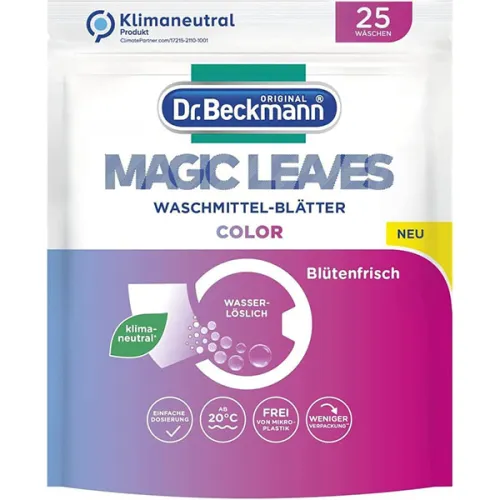 Листы для салфетки цветных тканей Dr.Beckmann Magic Leaves Washing Sheets Color