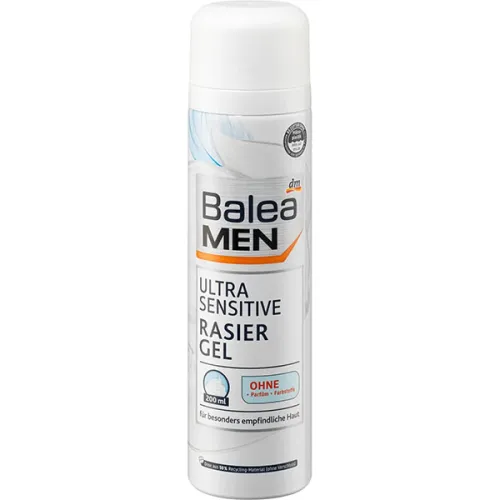 Гель для гоління ультрачутливої шкіри Balea Men Ultra Sensitive Shaving Gel, 200 мл.