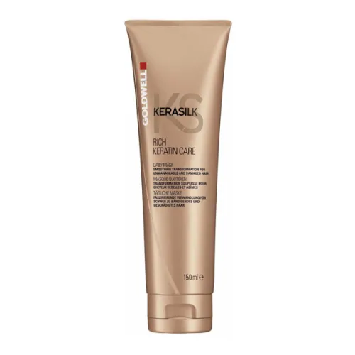 Щоденна маска для тонкого пошкодженого волосся Goldwell Kerasilk Rich Keratin Care Daily Mask, 150 мл.