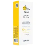 Солнцезащитный крем для лица FarmStay Citrus Yuja Vitalizing Sun Cream SPF50+ PA++++, 70 г. - вид 2