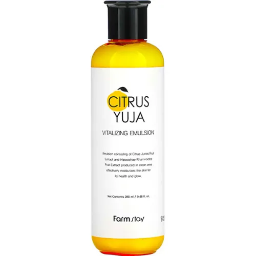 Емульсія для обличчя FarmStay Citrus Yuja Vitalizing Emulsion з екстрактом юдзу, 280 мл.