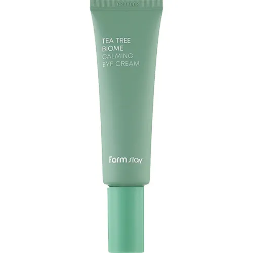Крем для області навколо очей FarmStay Tea Tree Biome Calming Eye Cream з екстрактом чайного дерева, 50 мл.
