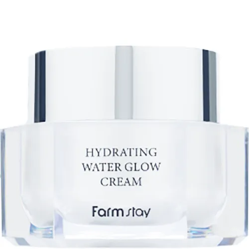 Зволожуючий крем для сяйва шкіри обличчя FarmStay Hydrating Water Glow Cream, 50 г.