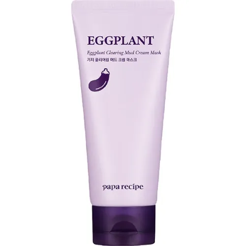 Глиняна маска для лица Papa Recipe Eggplant Clearing Mud Cream Mask с экстрактом баклажана, 100 мл.