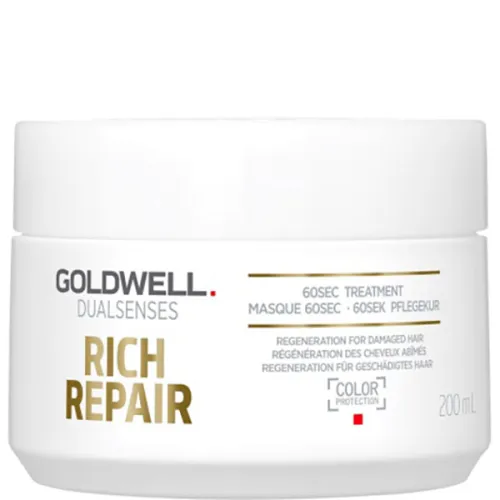 Відновлююча маска для сухого та пошкодженого волосся Goldwell Dualsenses Rich Repair 60 Sec Treatment, 200 мл.