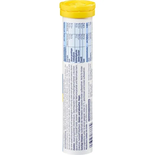 Шипучие витамины «цинк + витамин C» Mivolis Effervescent Tablets Zink + C - вид 2