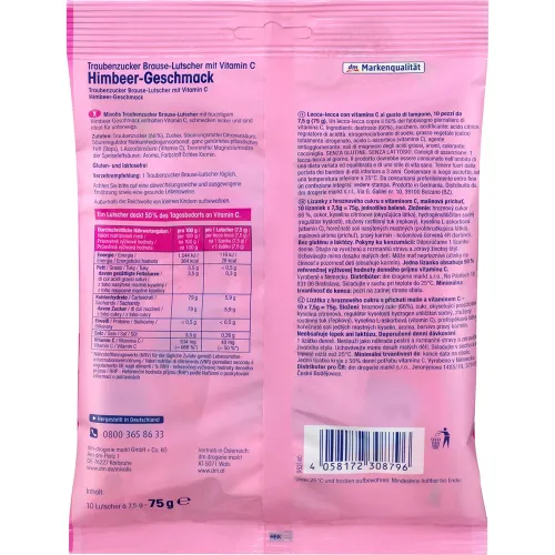 Леденцы на палочке Mivolis Dextrose Lollipop Raspberry, 75 г. - вид 2