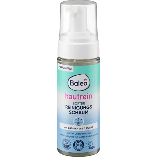 Пенка для умывания Balea Skin Cleansing Foam с AHA и BHA кислотами, 150 мл.