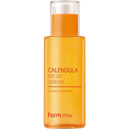 Сироватка для обличчя FarmStay Calendula Relief Serum з екстрактом календули, 50 мл.