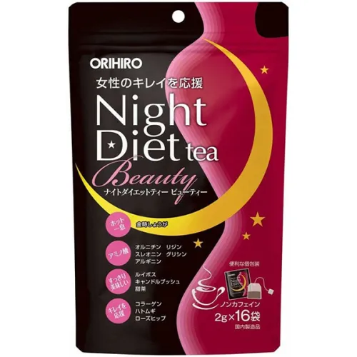 Диетический чай для контроля веса Orihiro Night Diet Tea Beauty, 16 шт. х 2 г.