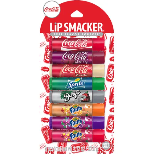 Набір бальзамів для губ Lip Smacker Coca-Сola Set, 8 шт. х 4 г.