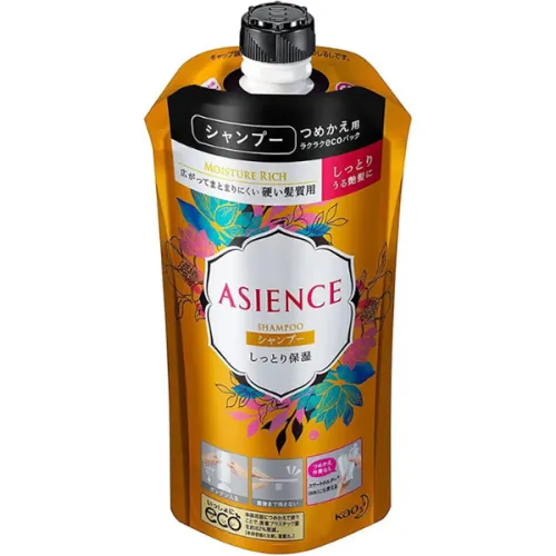Відновлюючий шампунь для волосся KAO Asience Moisture Rich Shampoo, 340 мл.