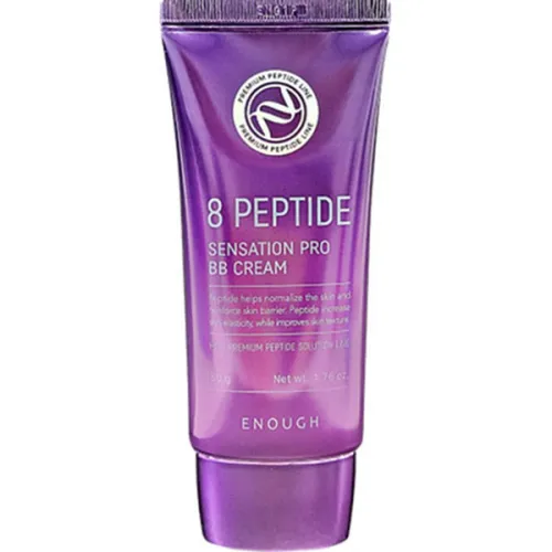 BB-крем для лица Enough 8 Peptide Sensation Pro BB Cream с пептидами, 50 мл.