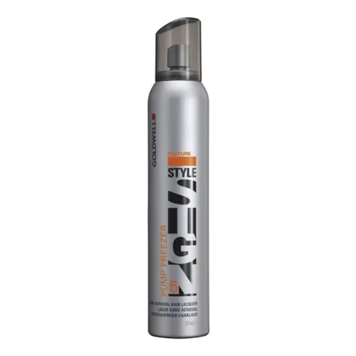Неаерозольний лак для сильної фіксації волосся Goldwell Style Sign Texture Pump Freezer Non-Aerosol Hair Lacquer, 200 мл.