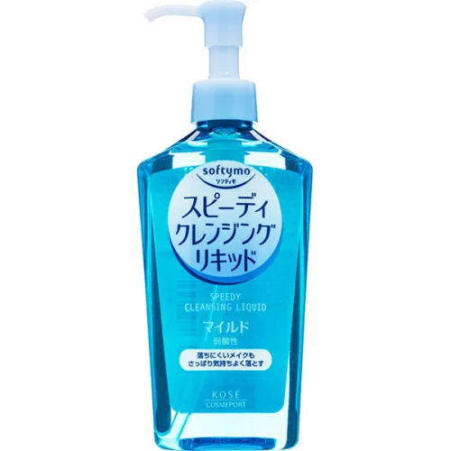 Очищаюча рідина для зняття макіяжу Kose Softymo Speedy Cleansing Liquid, 230 мл.