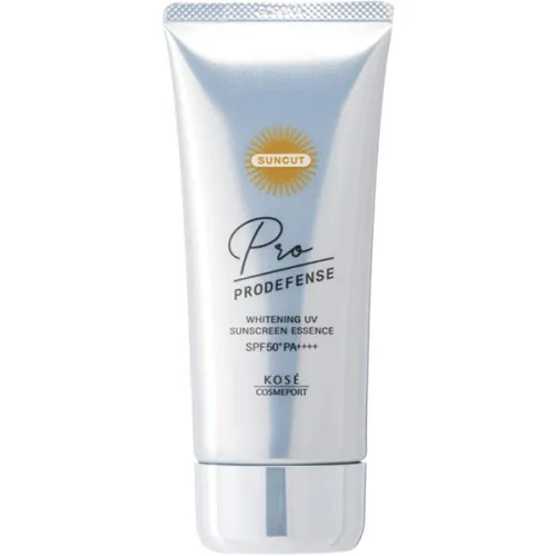 Солнцезащитный крем для лица Kose Suncut Prodefense Whitening UV Essence SPF50+ PA++++ с транексамовой кислотой, 90 мл.
