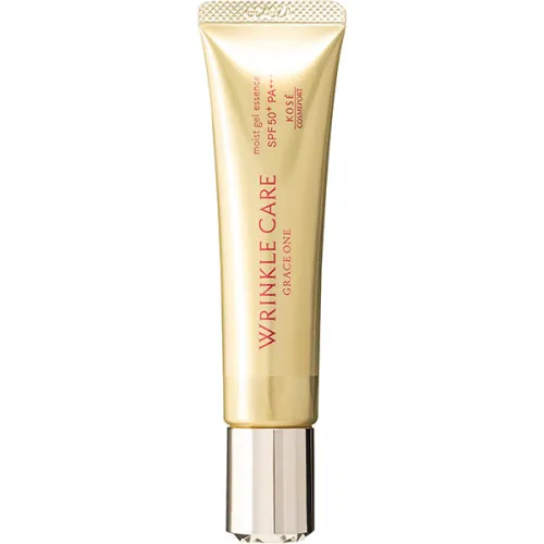 Солнцезащитная многофункциональная эссенция для лица Kose Grace One Wrinkle Care Moist Gel Essence UV SPF50+ PA++++, 40 мл.