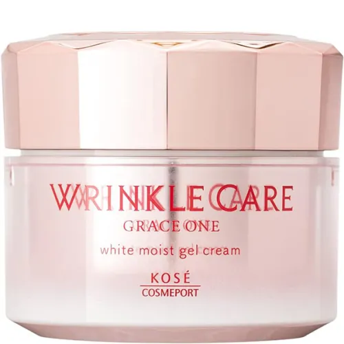 Зволожуючий антивіковий гель-крем проти пігментації Kose Grace One Wrinkle Care White Moist Gel Cream, 100 г.
