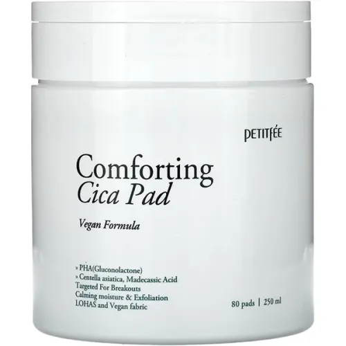 Пілінг-пади для обличчя Petitfee Comforting Cica Pad з екстрактом центелли