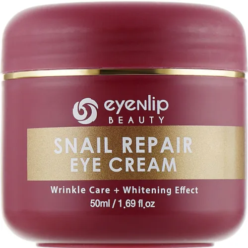 Відновлюючий крем для шкіри навколо очей Eyenlip Snail Repair Eye Cream з муцином равлика, 50 мл.