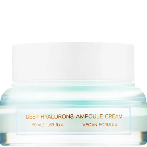 Ампульный крем для лица Eyenlip Deep Hyaluron8 Ampoule Cream с 8 видами гиалуроновой кислоты, 50 мл.