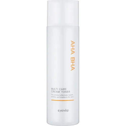 Мультифункциональный крем-тонер для лица Eyenlip AHA BHA Multi Care Cream Toner с кислотами, 200 мл.