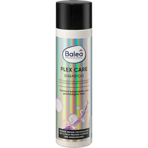 Шампунь для пошкодженого волосся Balea Plex Care Shampoo з білковим комплексом та амінокислотами, 250 мл.