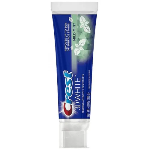 Отбеливающая зубная паста Crest 3D White Mild Mint Fluoride Anticavity Toothpaste, 99 г.