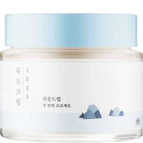 Легкий увлажняющий крем для лица Round Lab 1025 Dokdo Light Cream с морской водой, 80 мл.