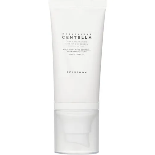 Сонцезахисний крем для вирівнювання тону шкіри SKIN1004 Madagascar Centella Tone Brightening Tone-Up Sunscreen SPF50+