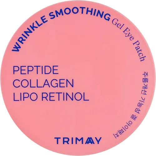 Патчі під очі проти зморшок Trimay Wrinkle Smoothing Gel Eye Patch з пептидами колагеном та ретинолом