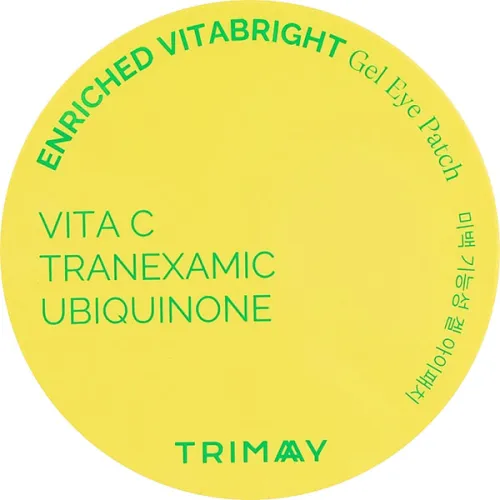 Осветляющие патчи под глаза Trimay Enriched Vitabright Gel Eye Patch с витамином С и транексамовой кислотой