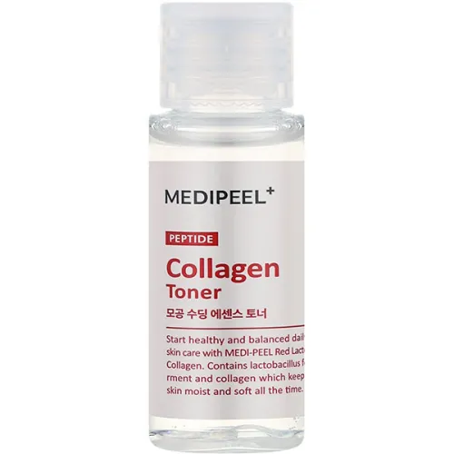Успокаивающий тонер для лица Medi Peel Red Lacto Collagen Soothing Essence Toner с коллагеном и лактобактериями, 30 мл.