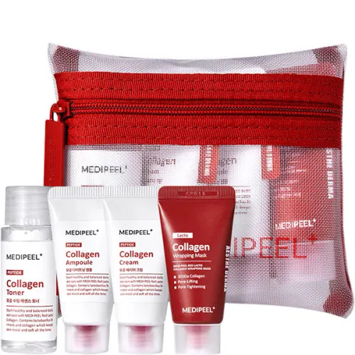 Набор для лица Medi Peel Red Lacto Collagen Skin Care Trial Kit с коллагеном и лактобактериями