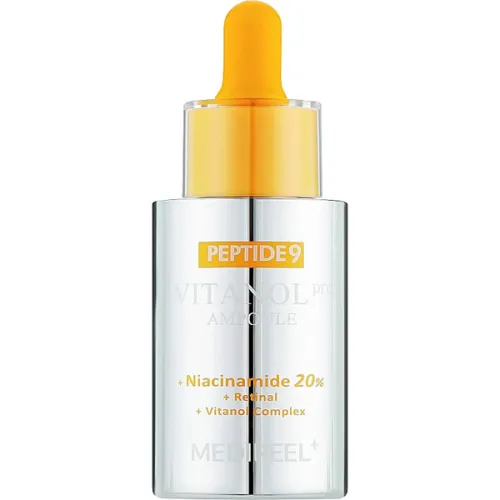 Ампульная сыворотка для лица Medi Peel Peptide 9 Vitanol Ampoule Pro с комплексом 9 пептидов и витанолом, 30 мл.
