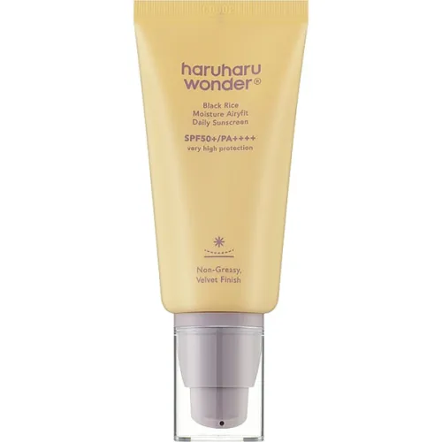 Увлажняющий солнцезащитный крем для лица Haruharu Wonder Black Rice Moisture Airyfit Daily Sunscreen SPF50+ PA++++ с