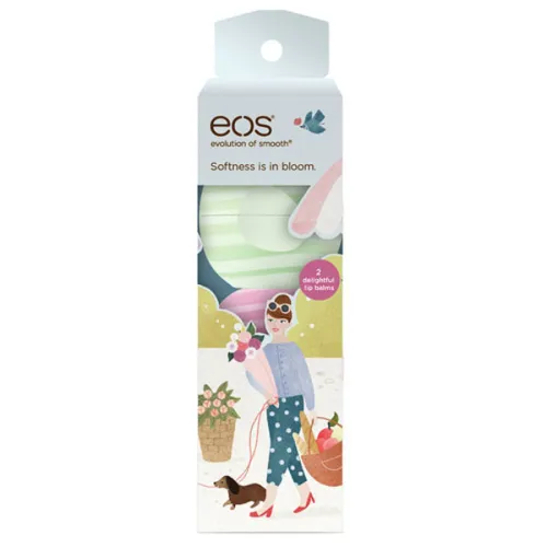 Подарунковий набір бальзамів для губ EOS 2 Delightful Lip Balms