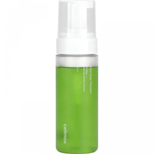 Мягкая очищающая пенка для лица Celimax The Real Noni Acne Bubble Cleanser с экстрактом нони, 155 мл.