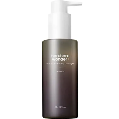 Масло для глубокого очищения кожи лица Haruharu Wonder Black Rice Moisture Deep Cleansing Oil с экстрактом черного риса, 150