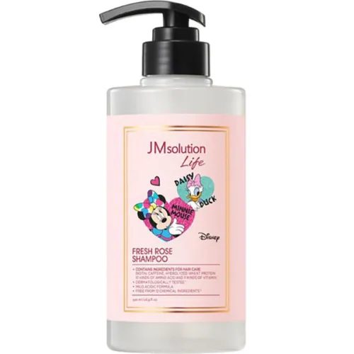 Шампунь для волосся JMsolution Disney Life Fresh Rose Shampoo з екстрактом троянди, 500 мл.