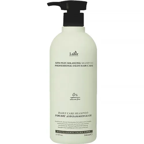 Безсиліконовий шампунь для волосся La’dor NewPlex Balancing Shampoo з заспокійливим ефектом, 530 мл.