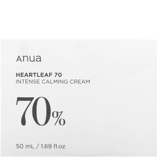Заспокійливий крем для обличчя Anua Heartleaf 70% Intense Calming Cream, 10 мл. - вигляд 2
